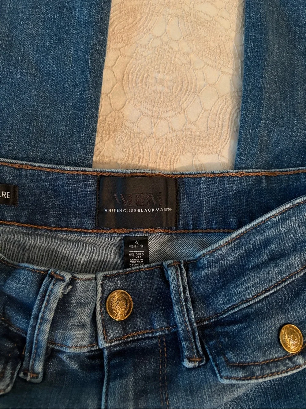 White House Black Market High-Rise Skinny Flare Everyday Soft Jeans